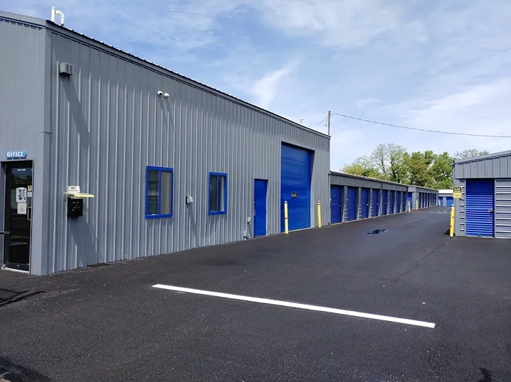 Exterior of Mundy Street Self Storage facility.