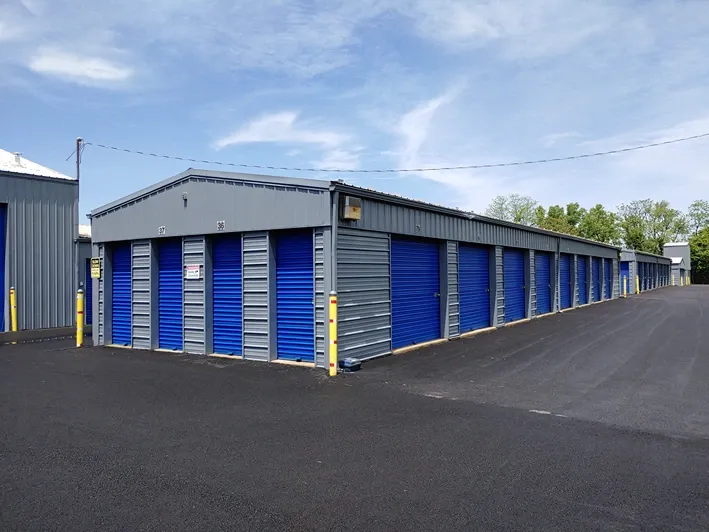 Outdoor storage at Mundy Street storage facility.