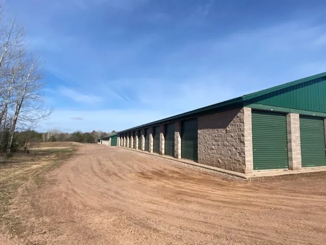 Exterior of outdoor storage units ABC Easy Storage facility.