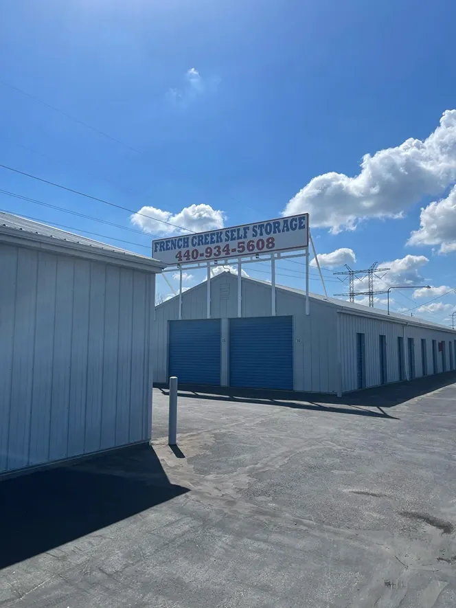 Exterior of French Creek Storage facility.