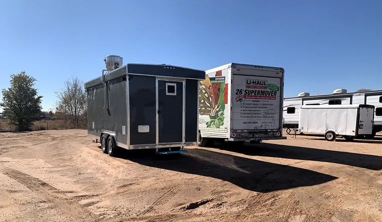 Unpaved and uncovered vehicle storage