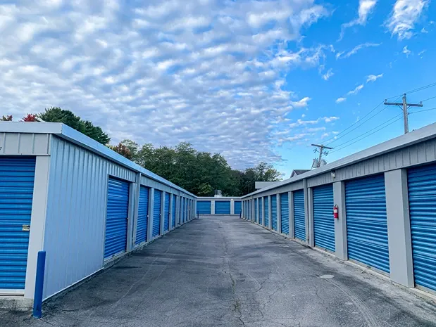 Exterior of outdoor units at Volunteer Storage Knoxville West facility.