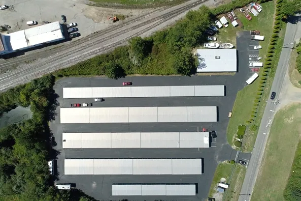 Aerial view of Murphy's Self Storage facility.