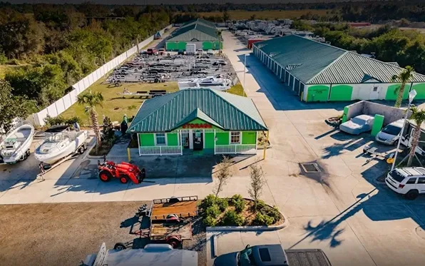 Aerial view of PG-17 Storage facility.